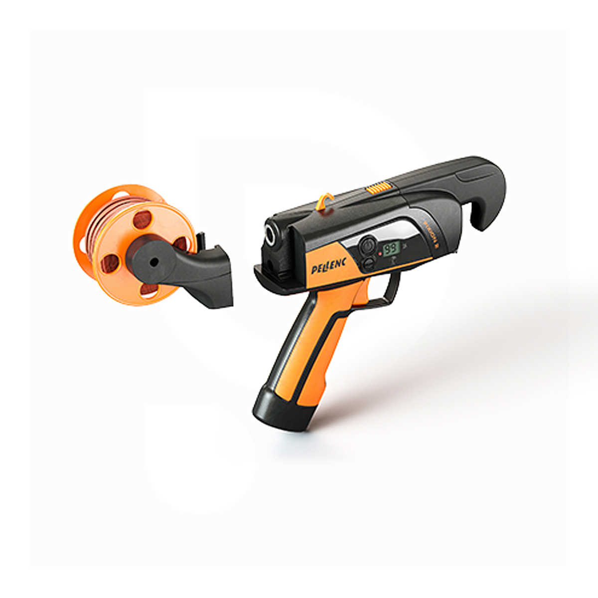 Atadora Pellenc FIXION con kit adaptado impreso en 3D